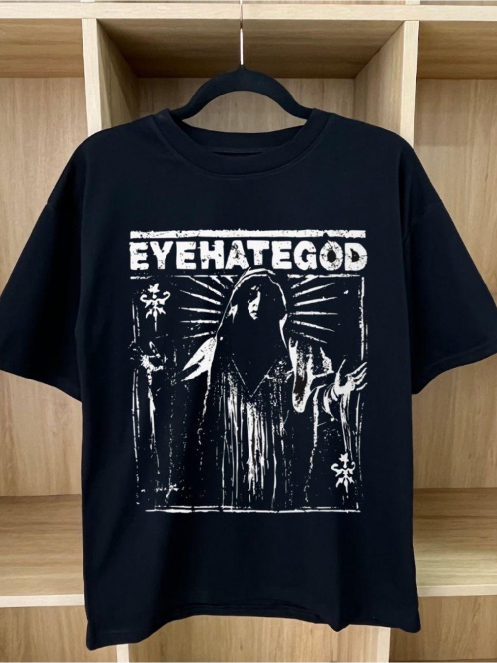 Eyehategod Black Nun Print Black T-shirt